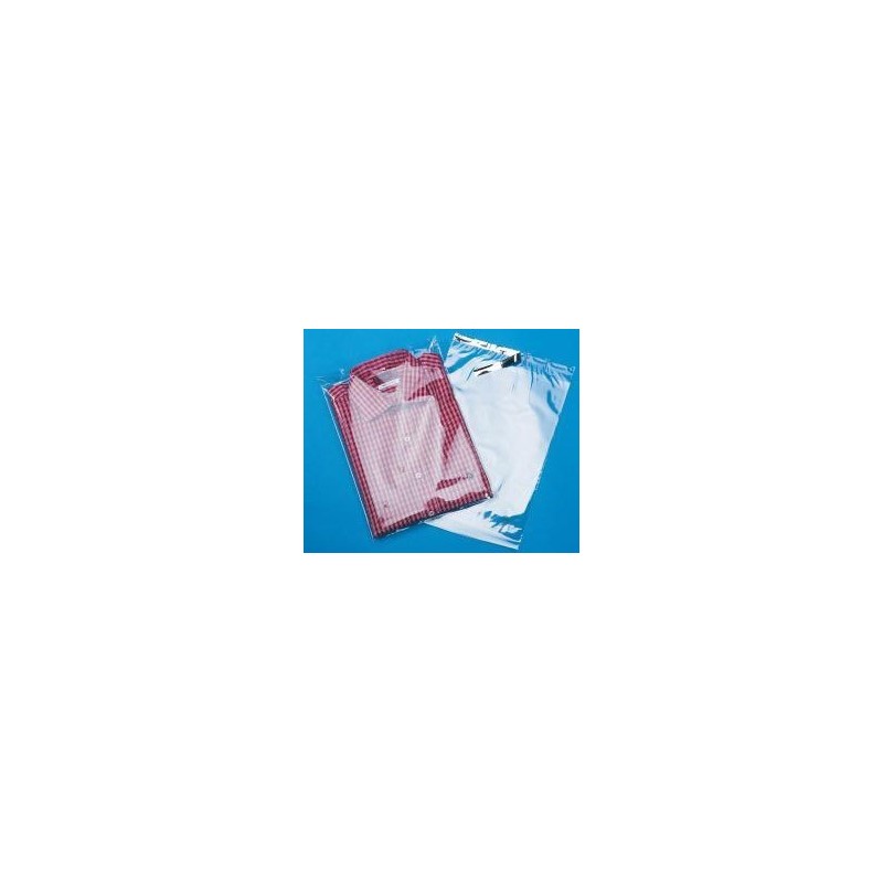 Sac en plastique avec autocollant pour fermeture 150x230x40 mm.