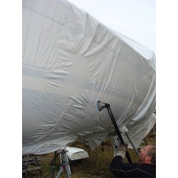Film rétractable, protection bateau