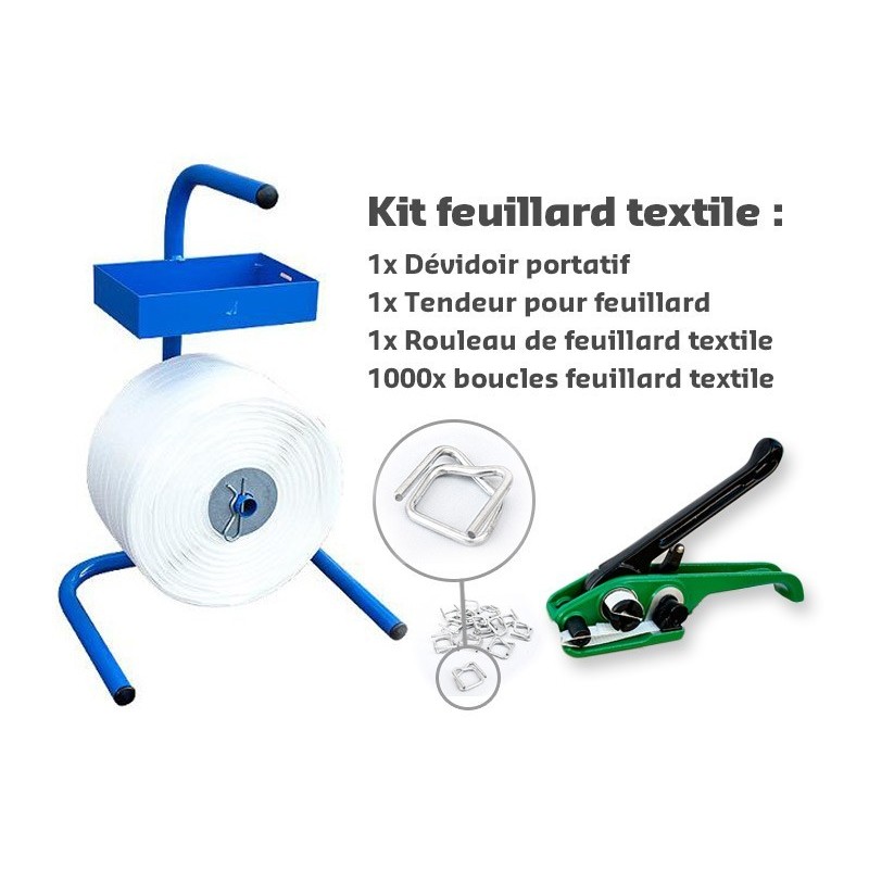 Cerclage avec feuillard en acier inoxydable : Feuillard et boucles