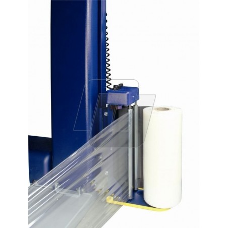 Distributeur de film étirable, machine d'emballage de film étirable de  table en acier inoxydable, outil manuel d'emballage de palettes (61 cm) :  : Fournitures pour le bureau