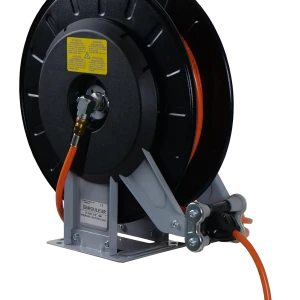 1. gas hose reel clipped