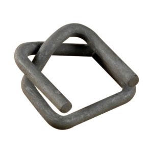 Boucle feuillard en acier antiglisse