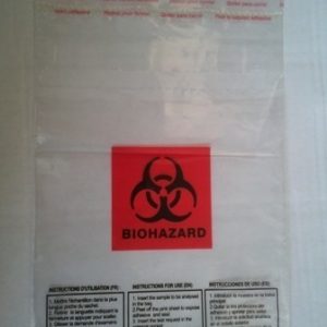 Sachet inviolable BIOHAZARD