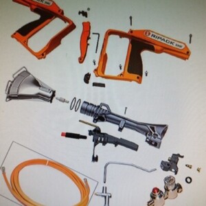 Pièces détachées pistolet RIPACK 3000